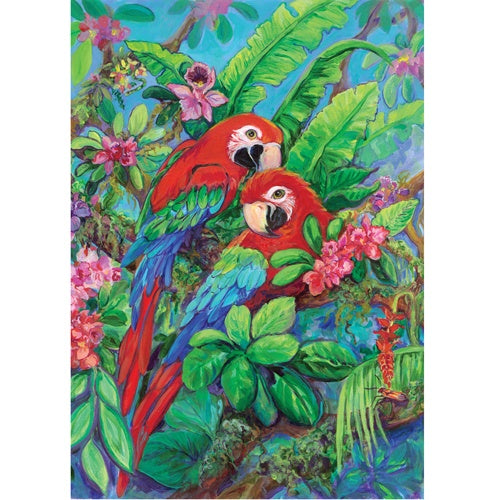 Scarlet Macaws House Flag