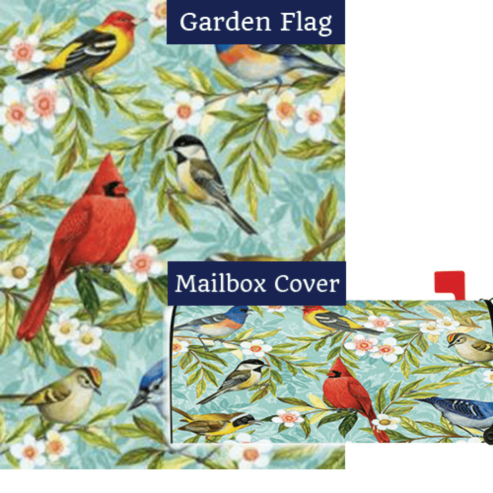 Bird Collage Flag Mailwrap Set (2 Pieces)