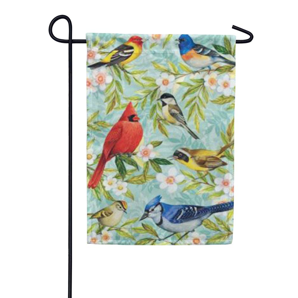 Bird Collage Garden Flag