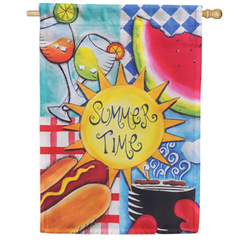 Summer Fun House Flag