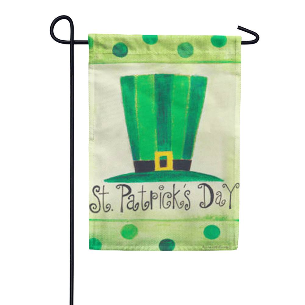 St.Pat's Hat Garden Flag