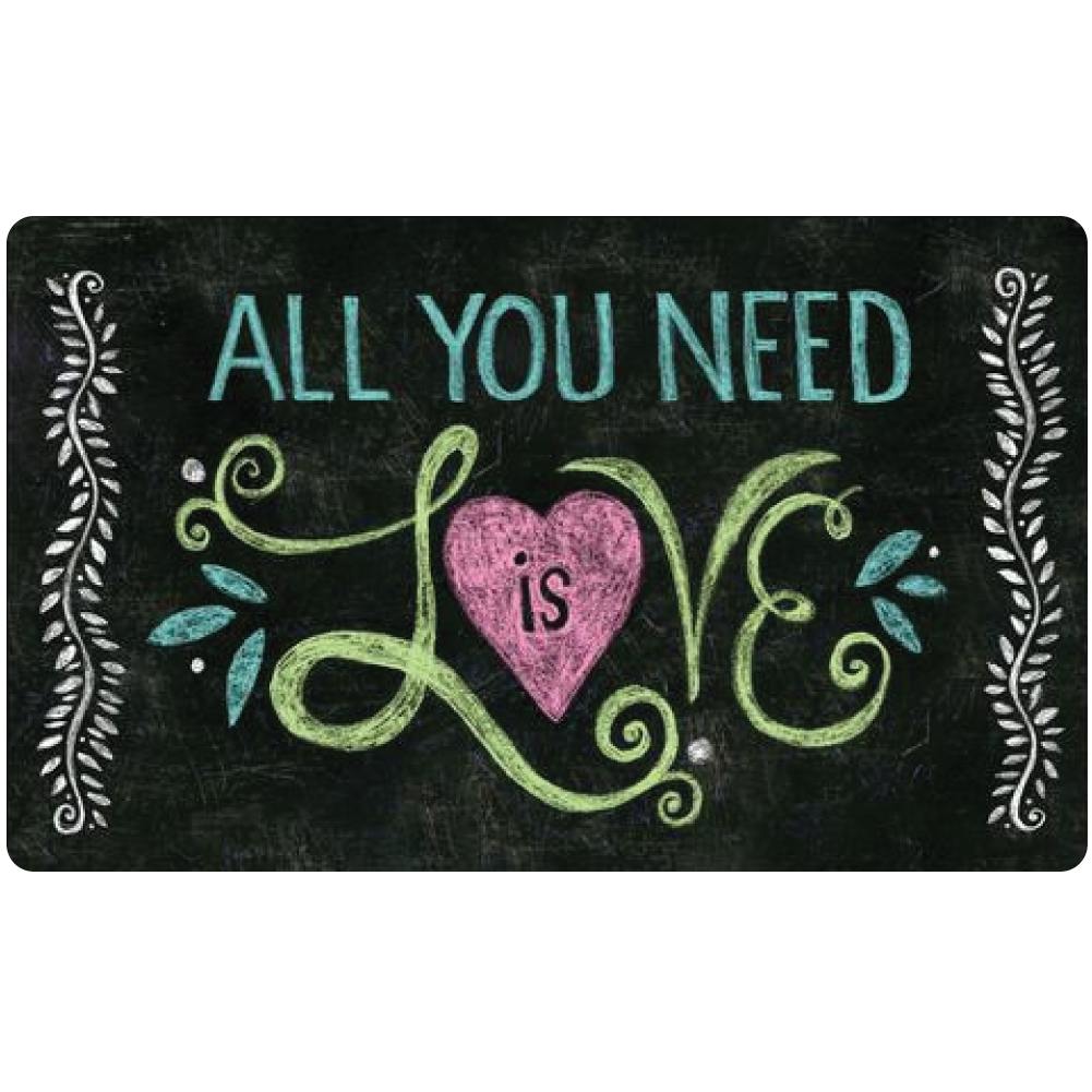 All You Need Is Love Chalkboard Doormat