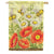 Bees and Wildflowers House Flag