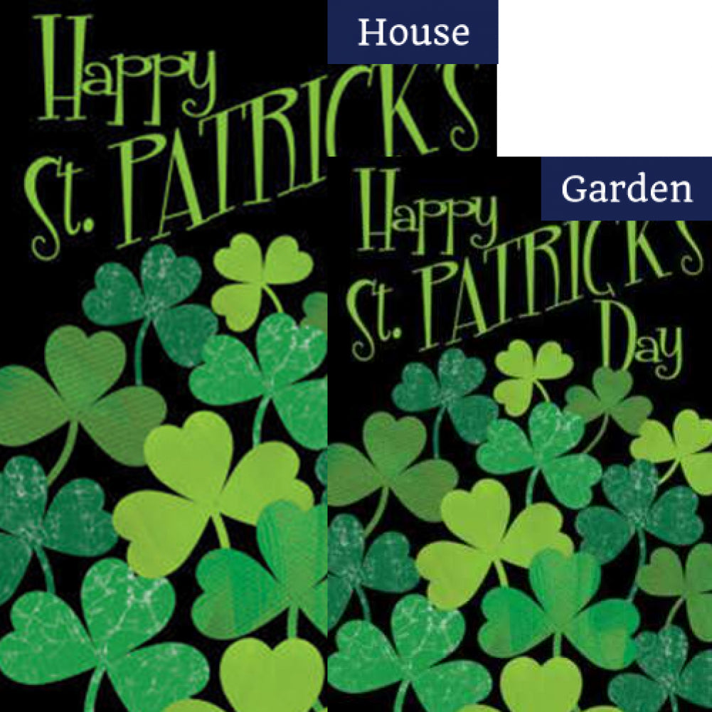 Shamrocks St. Patrick's Flags Set (2 Pieces)