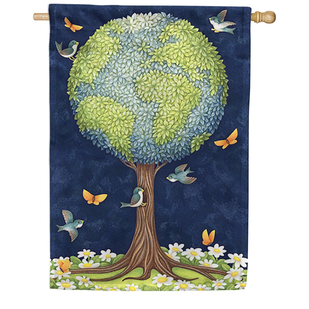 Earth Tree House Flag