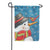 Cardinal Snowman Garden Flag