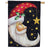 Santa Moon House Flag