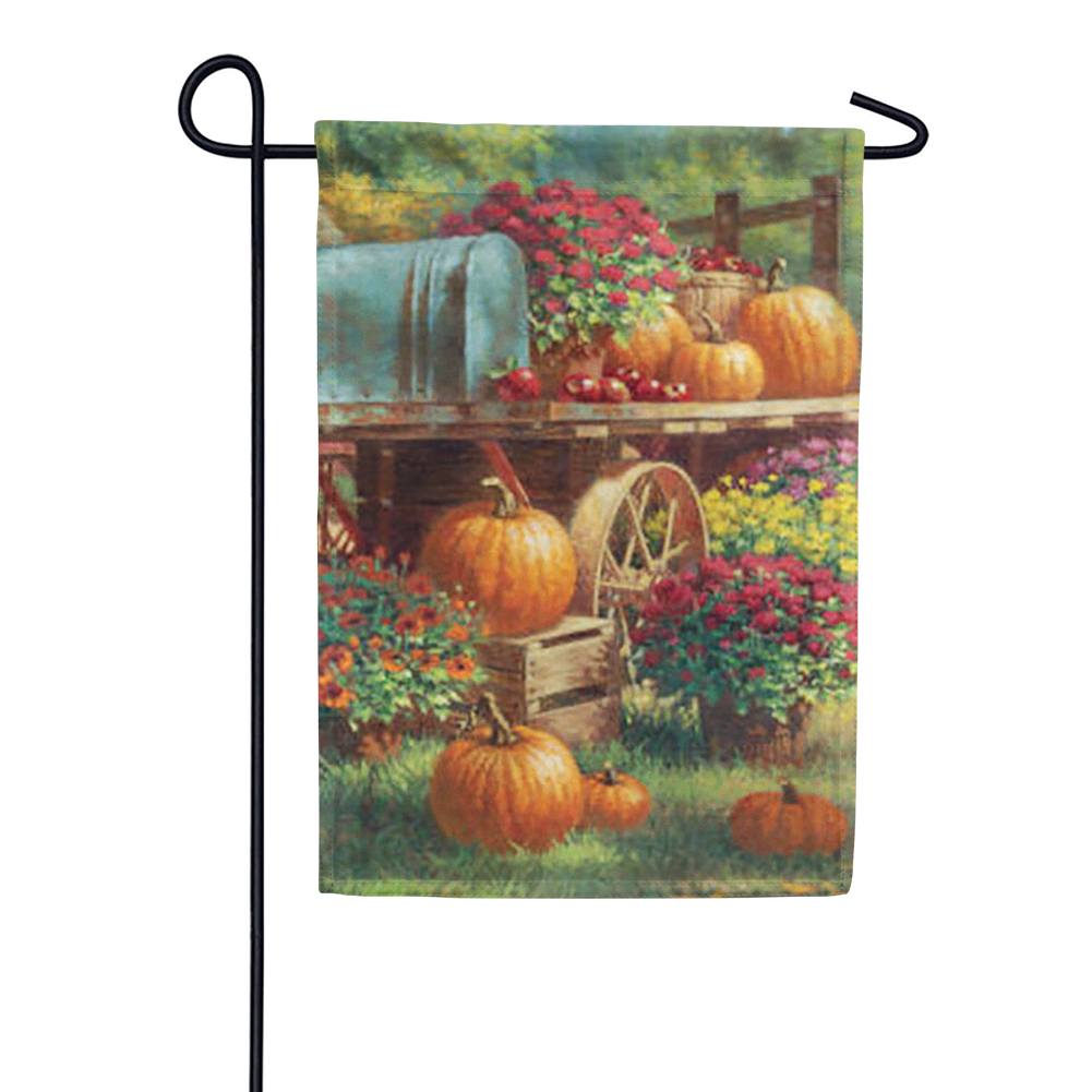 Farm Pumpkin Garden Flag