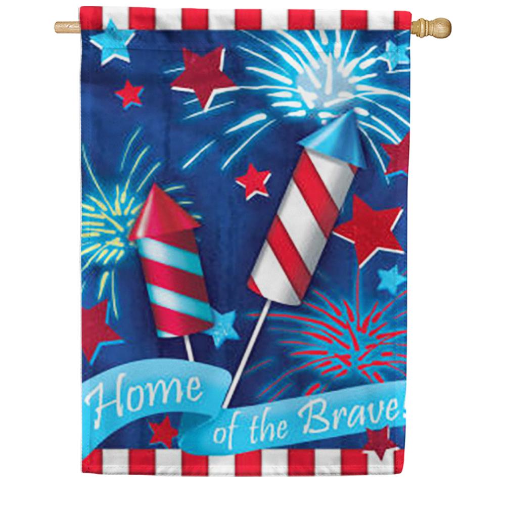 Home of the Brave House Flag