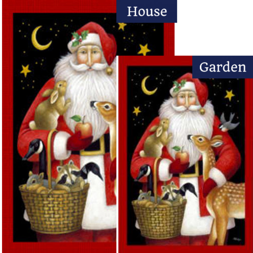 Santa's Friends Flags Set (2 Pieces)