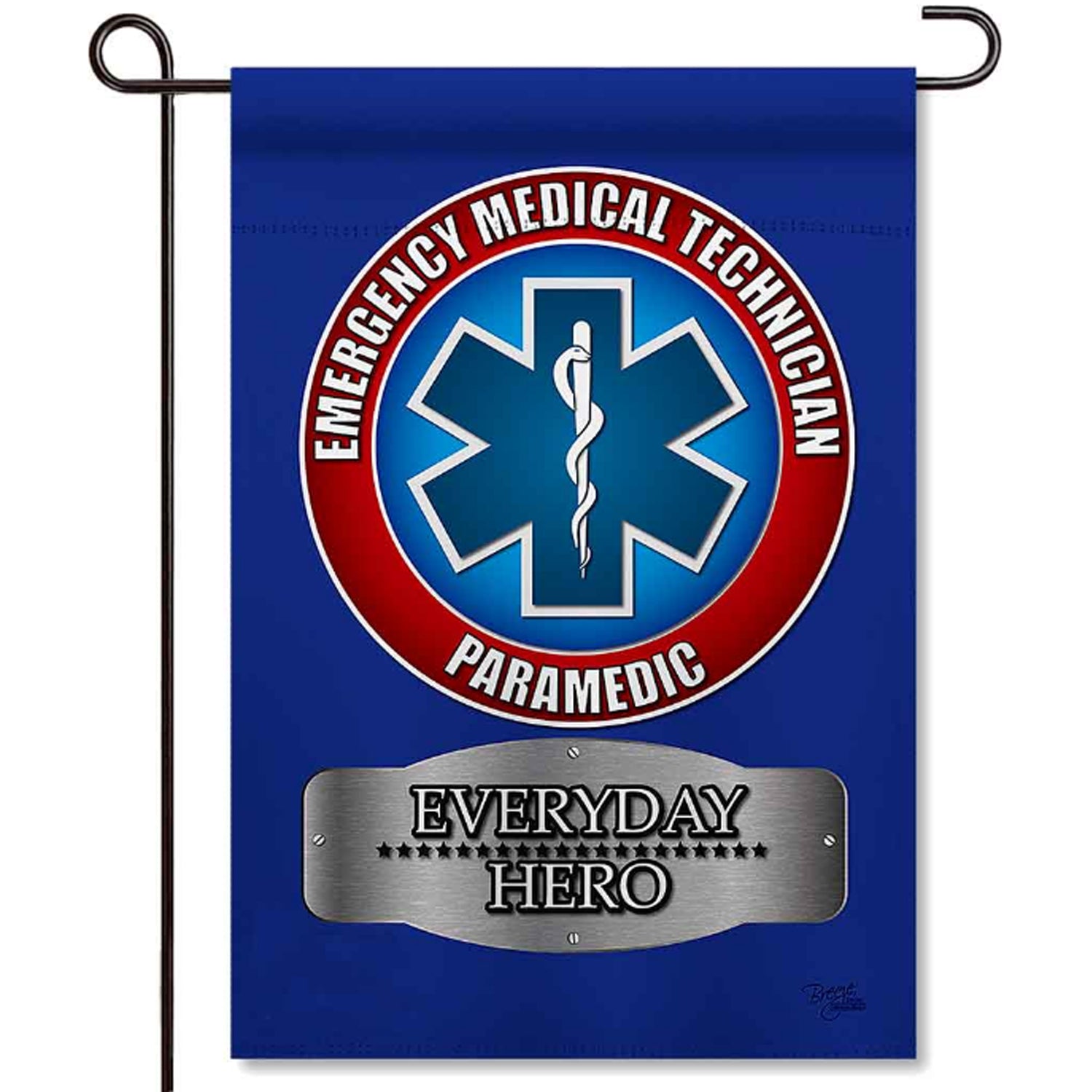 EMT Garden Flag