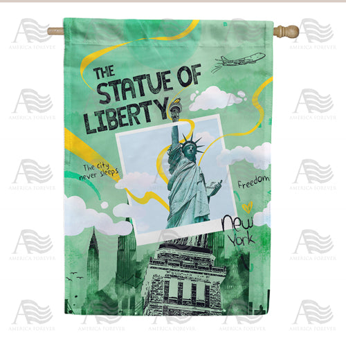 The City that Never Sleeps Double Sided House Flag